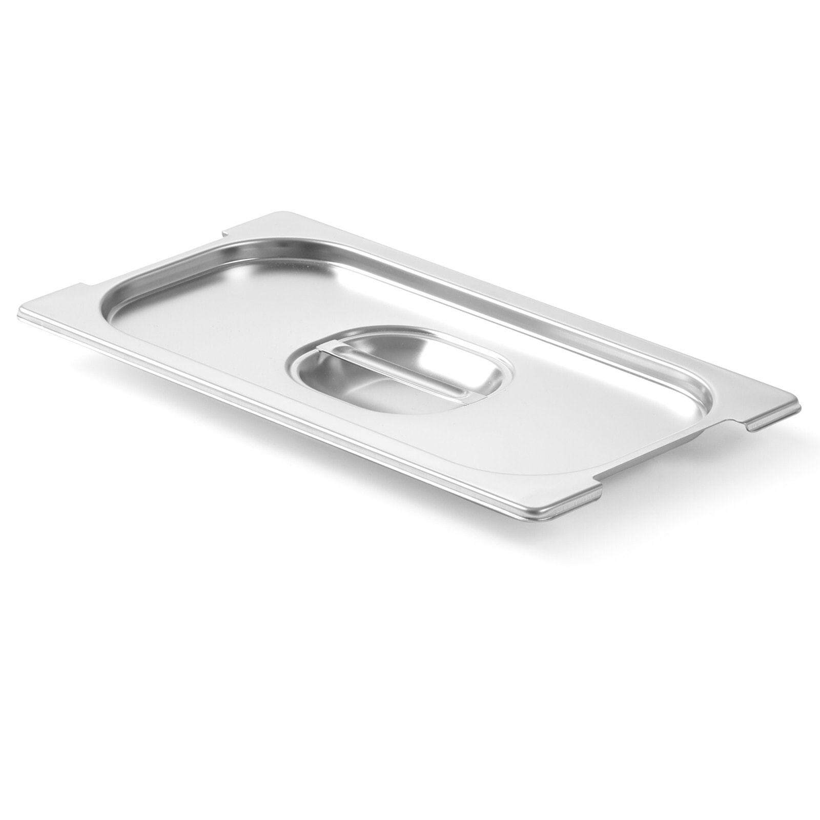The lid for the GN container Profi Line with a cutout for the handles GN1 / 3 325x176mm, stainless steel - Hendi 804230