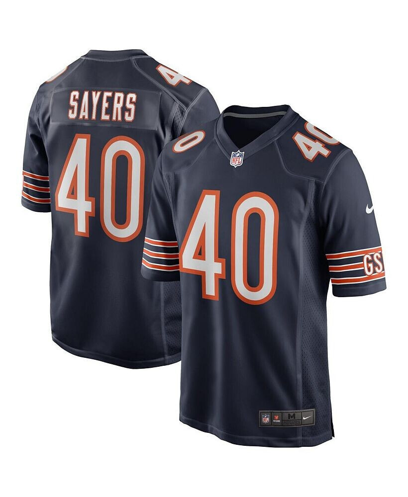 Men's Gale Sayers Navy Chicago Bears Game Retired Player Jersey