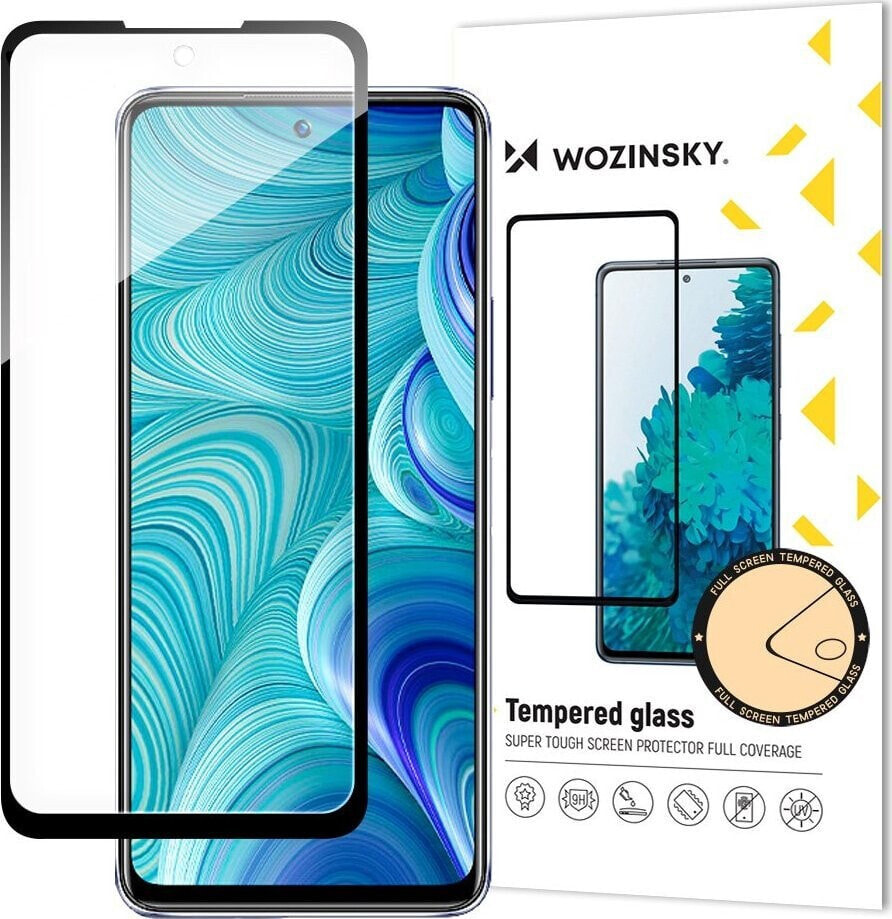 Wozinsky Wozinsky Full Glue szkło hartowane Infinix Hot 11S NFC na cały ekran z ramką czarny (case friendly)