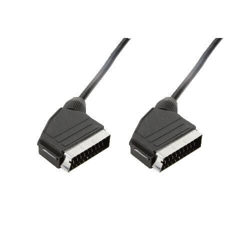 LogiLink Scart - Scart, 3m SCART кабель SCART (21-pin) Черный CA1022