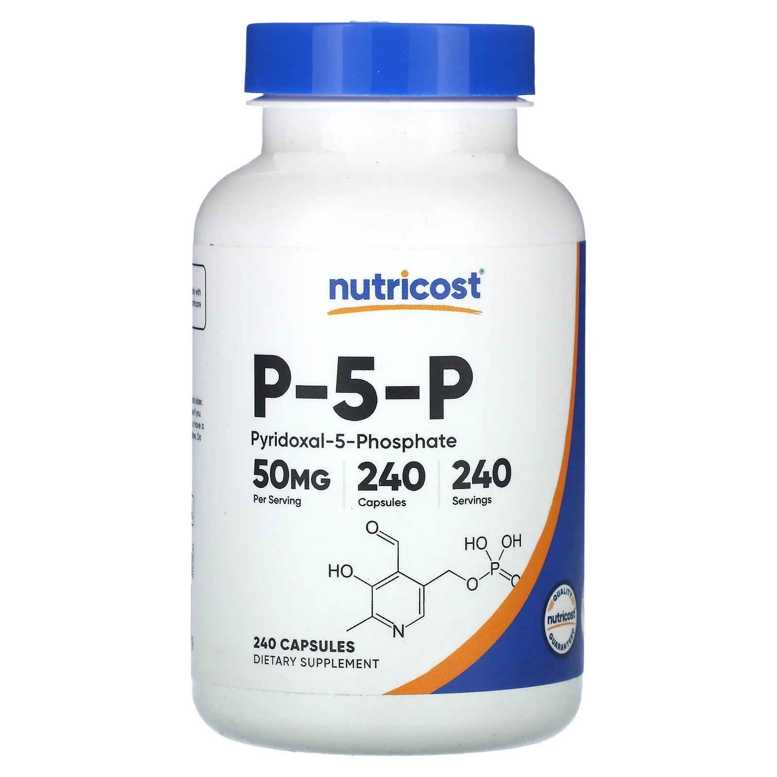 Nutricost, P-5-P, 50 mg , 240 Capsules