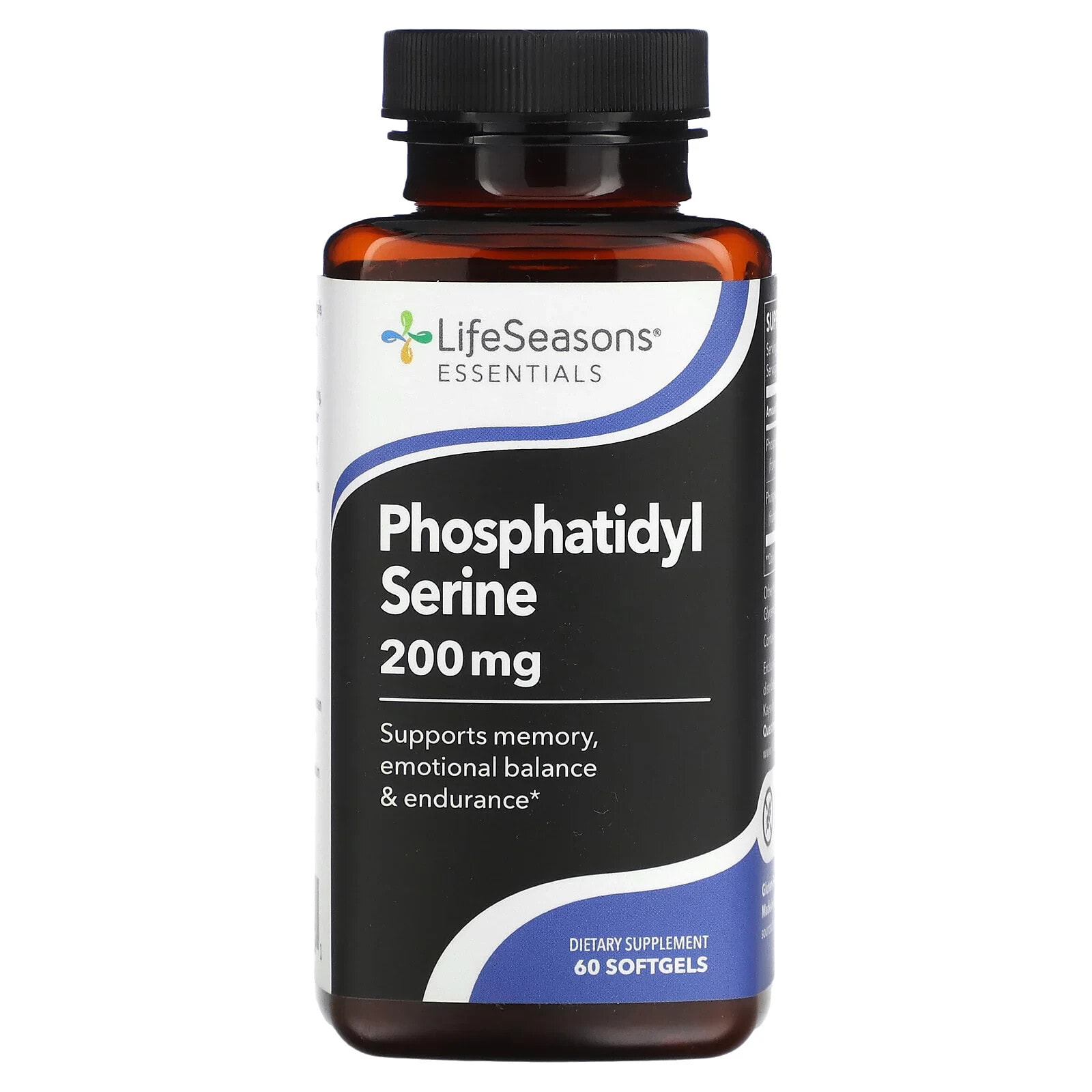 LifeSeasons, Phosphatidyl Serine, 100 mg, 60 Softgels