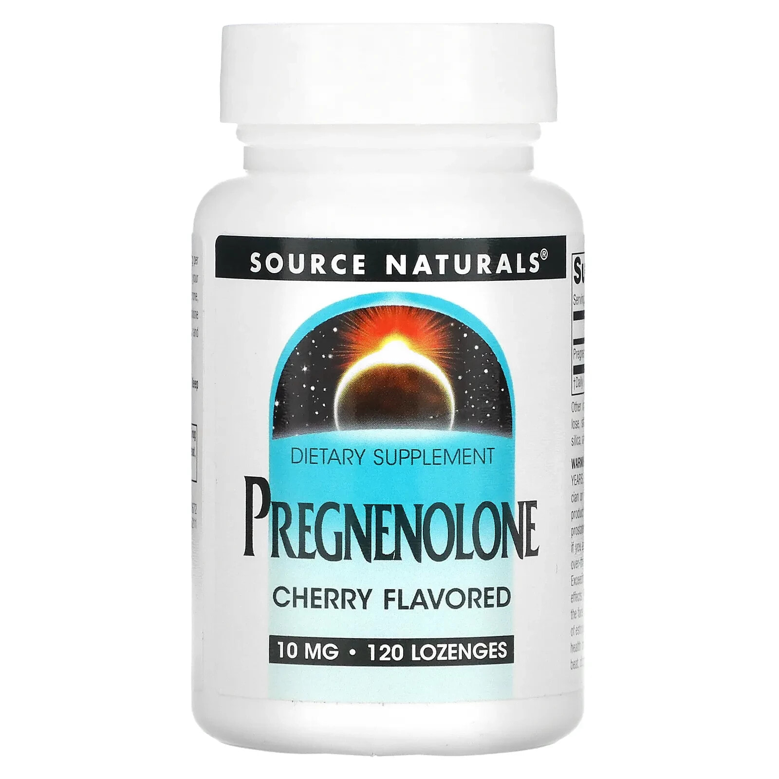 Source Naturals, Pregnenolone, Cherry, 10 mg, 120 Lozenges