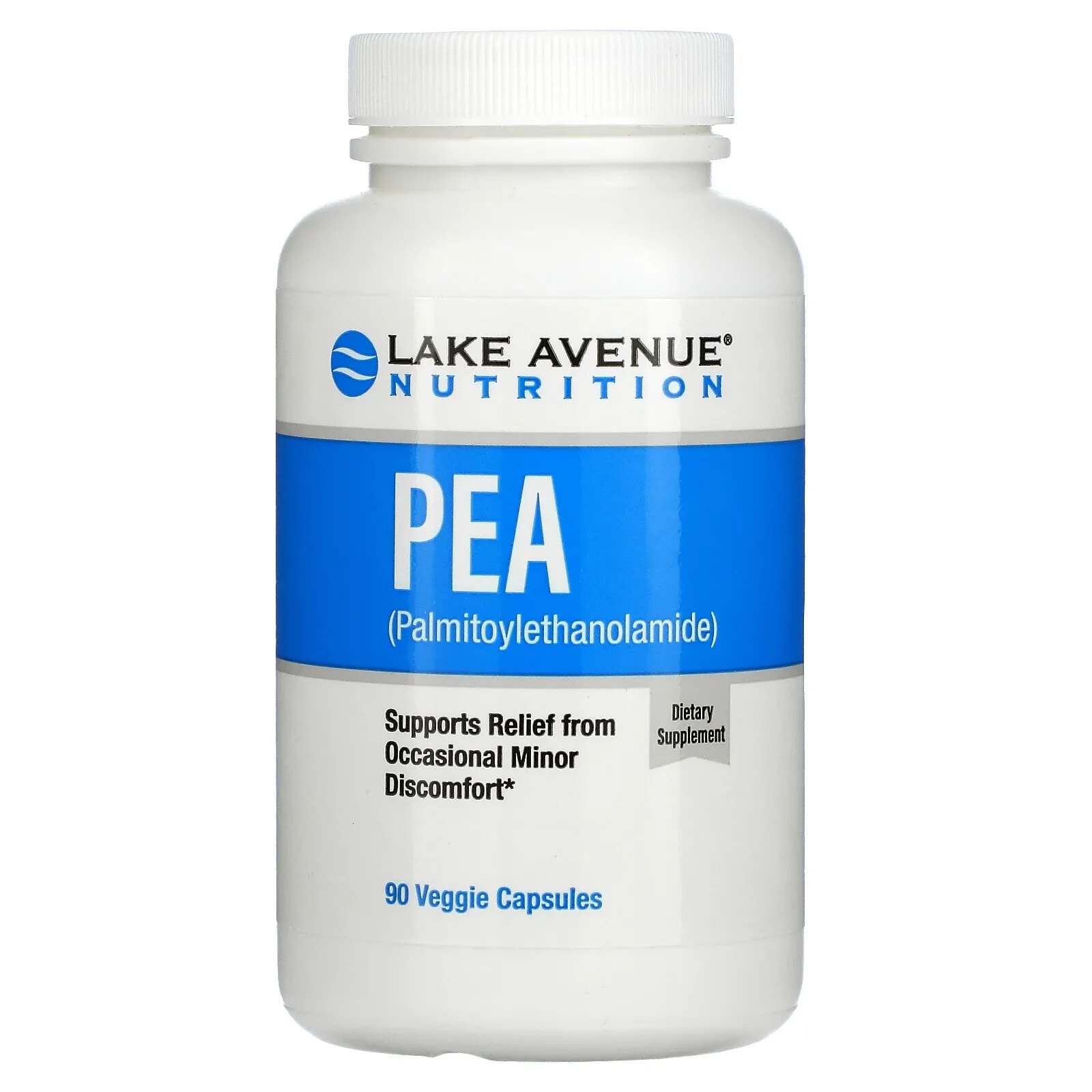 PEA (Palmitoylethanolamide), 365 Veggie Capsules