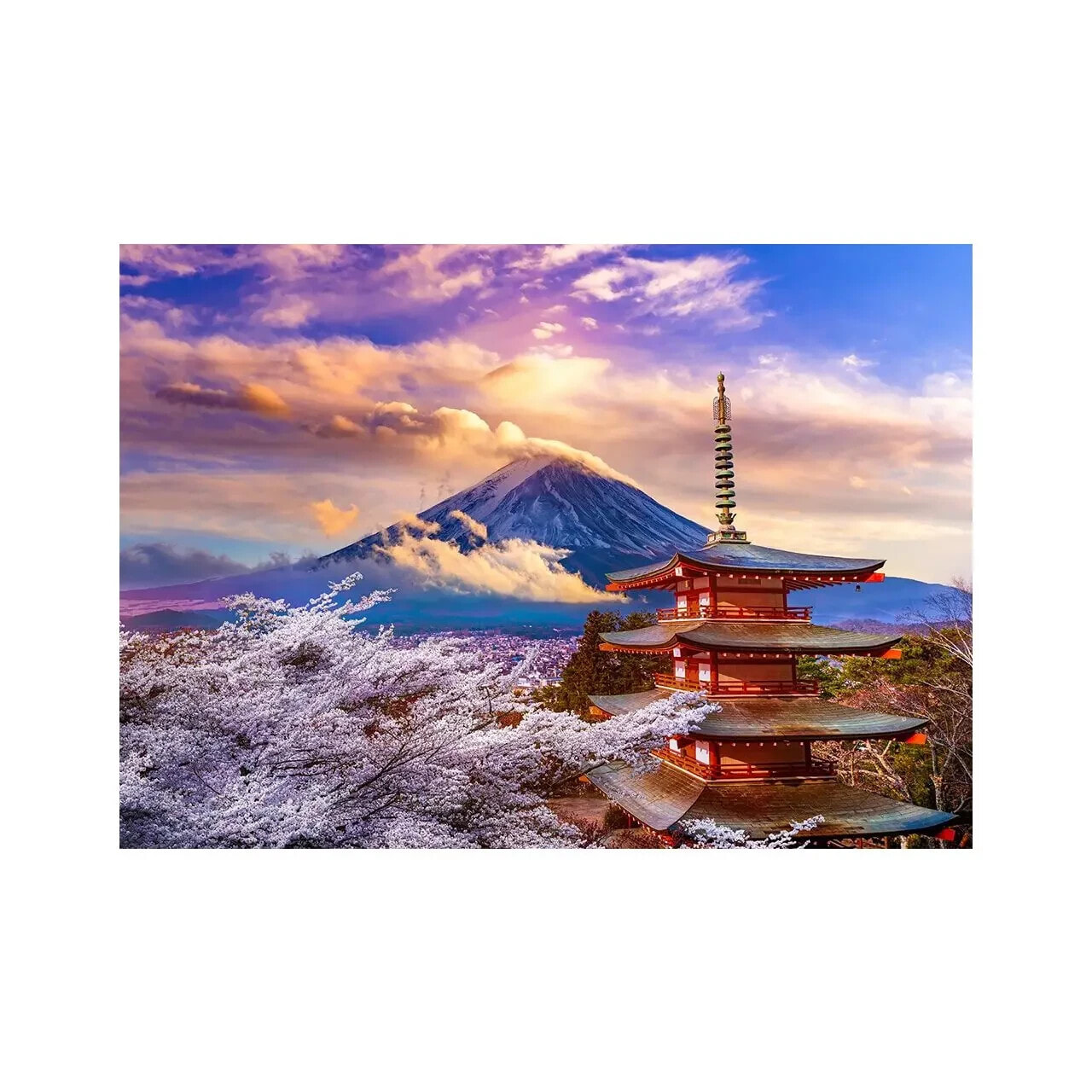 Puzzle Sie Fuji Berg im Frühling Japan
