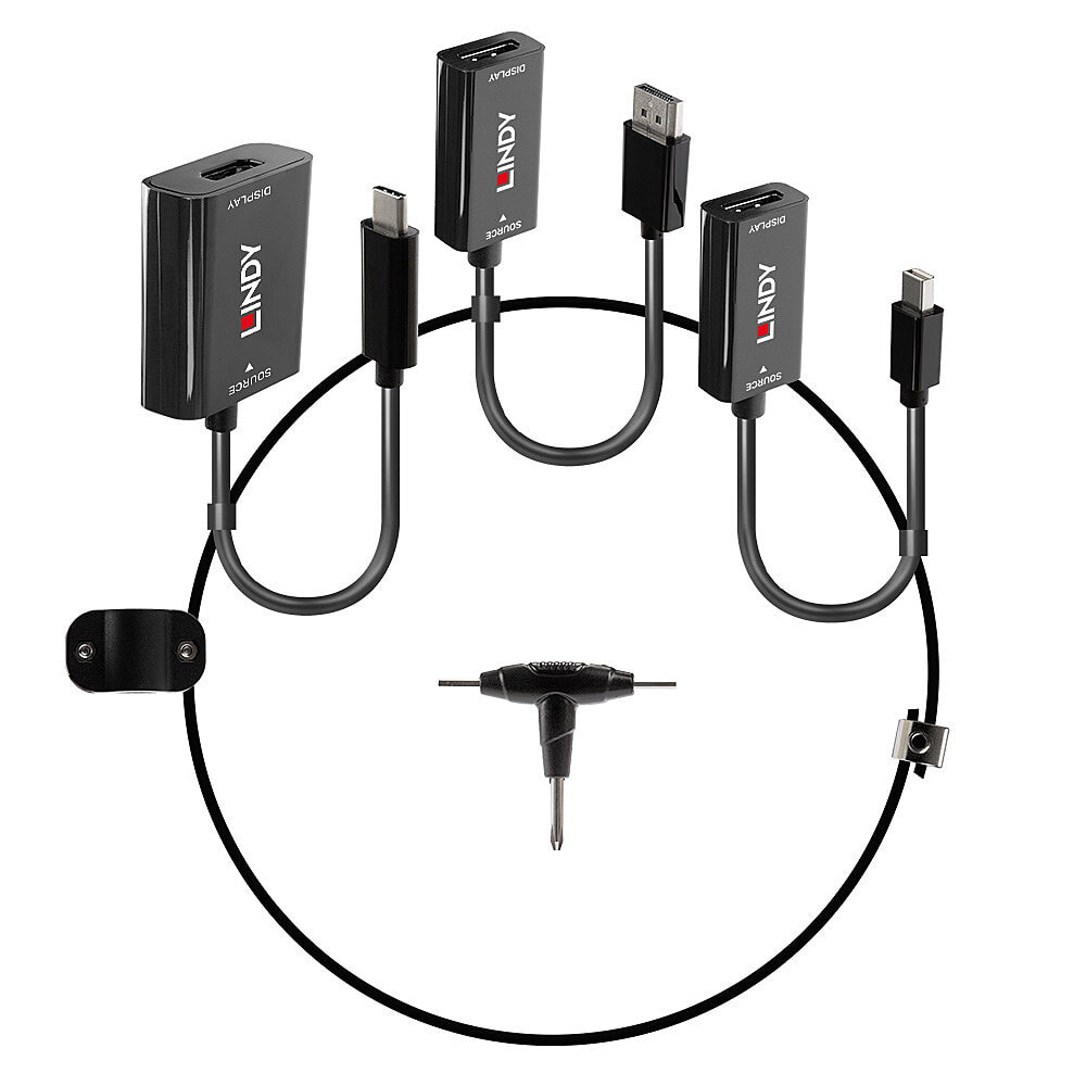 Lindy 38304 видео кабель адаптер HDMI Тип A (Стандарт) Черный