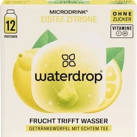 Getränkewürfel Microdrink Eistee Zitrone (12 Stück), 25,2 g