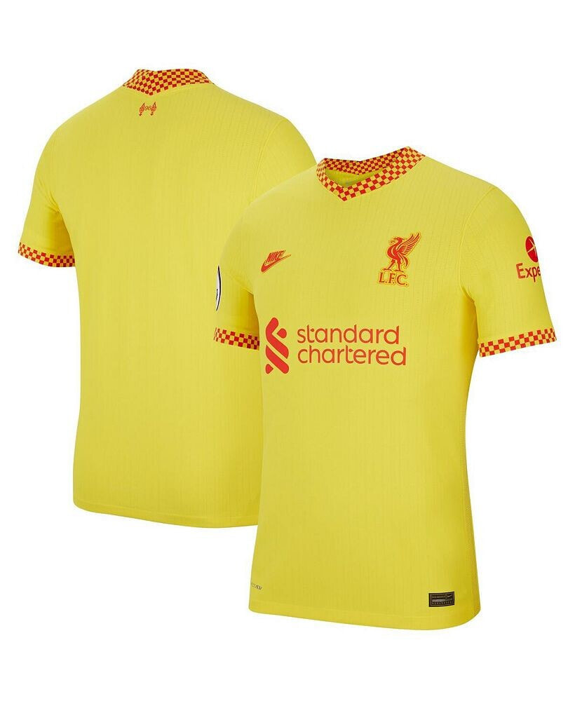 Men's Yellow Liverpool 2021/22 Third Vapor Match Jersey