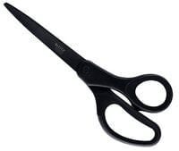 Esselte Leitz 54206095 - Straight cut - Single - Black - Stainless steel - Office scissors - Titanium