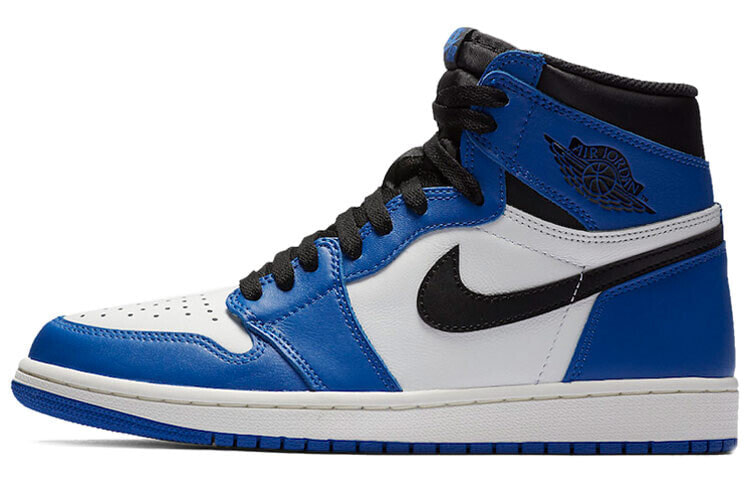 Jordan Air Jordan 1 Retro High Game Royal 小闪电 高帮 复古篮球鞋 男款 白蓝 / Кроссовки Nike Air Jordan 1 Retro High Game Royal (Белый, Синий)