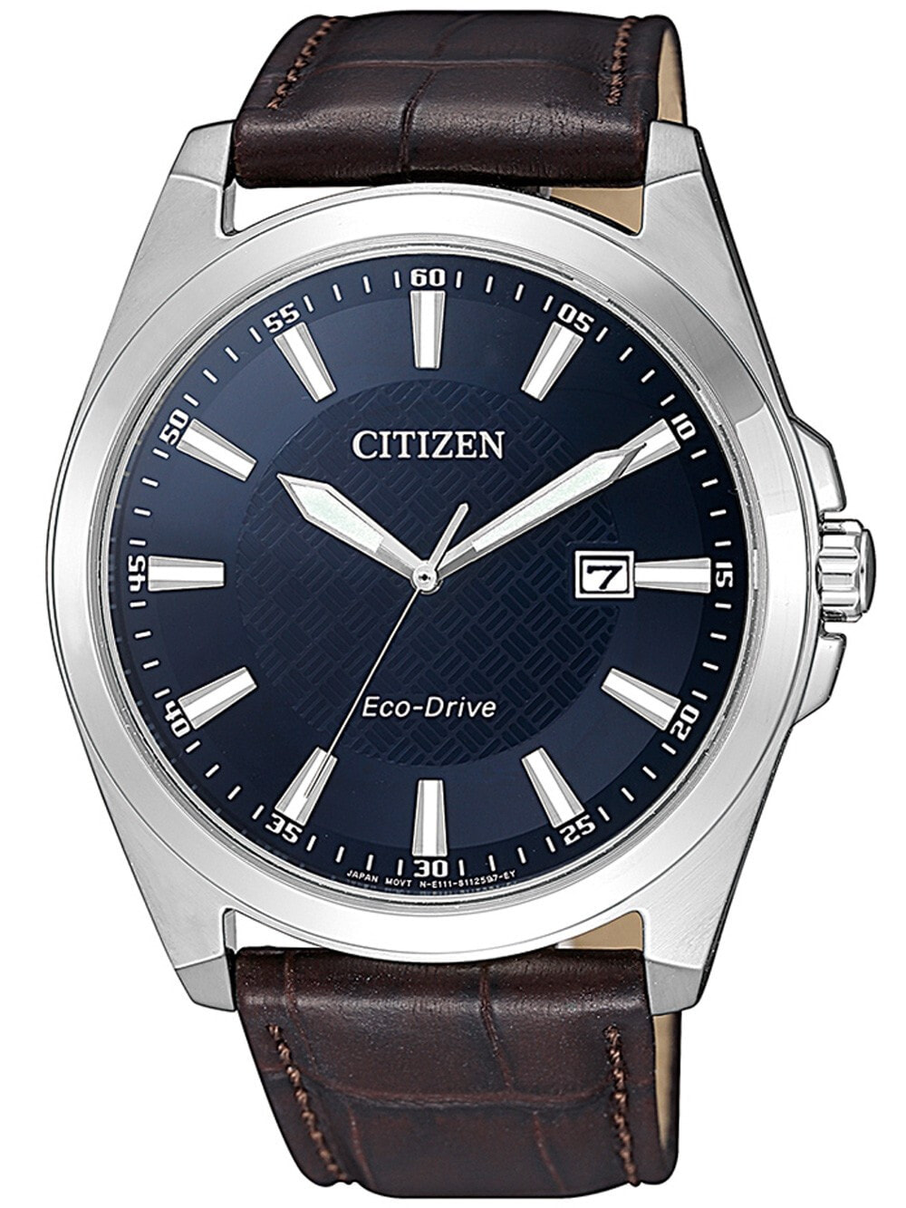 Мужские наручные часы с коричневым кожаным ремешком  Citizen BM7108-22L Classic Mens 41mm 10 ATM