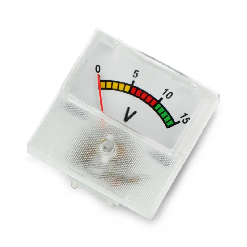 Analog voltmeter - panel 91C16 mini - 15V DC