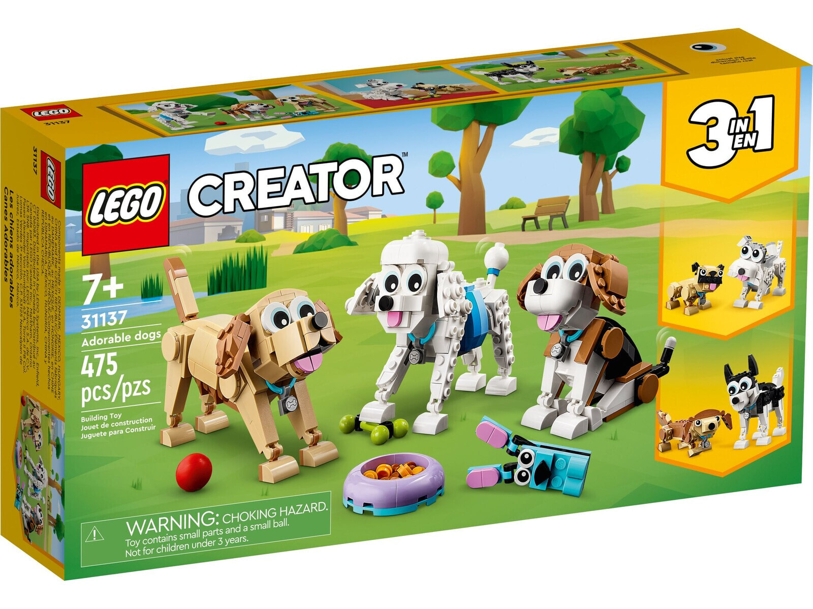 Конструктор Lego Creator 31137 Очаровательные собаки