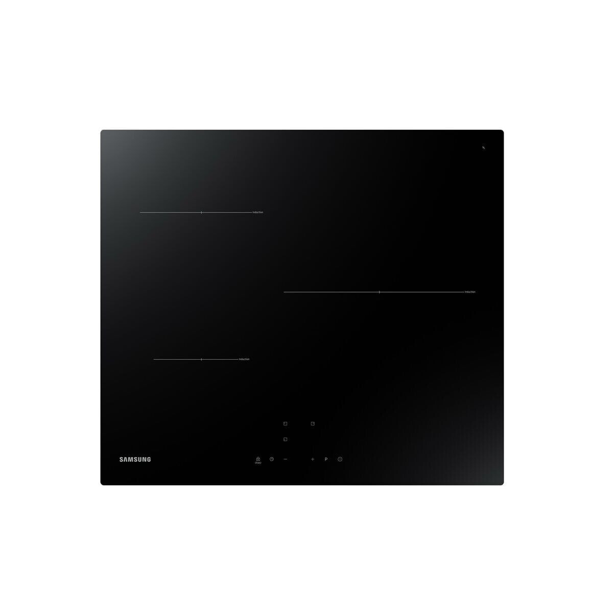 Samsung NZ63T3706A1 варочная поверхность Черный Встроенный 60 cm Плита с зонами индукции 3 зона(ы)