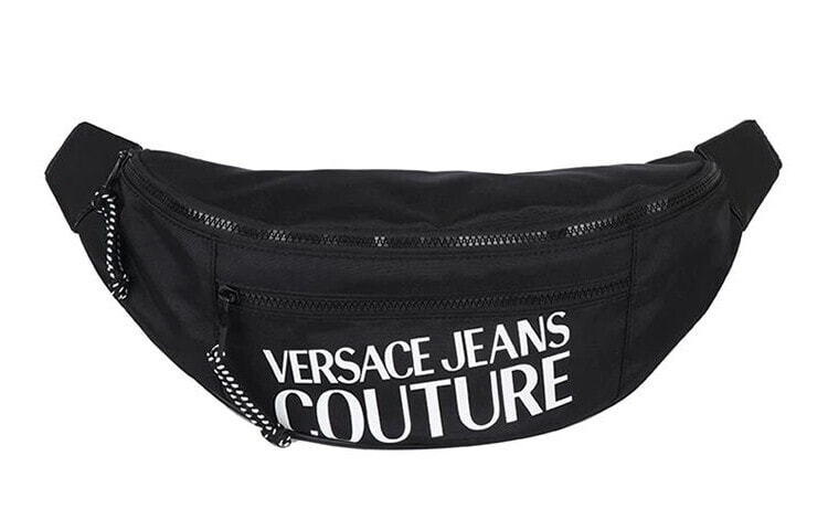 VERSACE JEANS COUTURE Logo 织物 腰包 男款 黑色 / Фанни-пак VERSACE JEANS COUTURE Logo E1YVBB43-71428-899