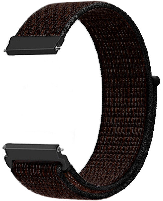 Ремешок или браслет для часов 4wrist Provlékací řemínek pro Samsung 20 mm - Black