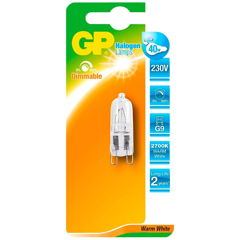 GP BATTERIES Halogen Capsule G9 30W Light Bulb