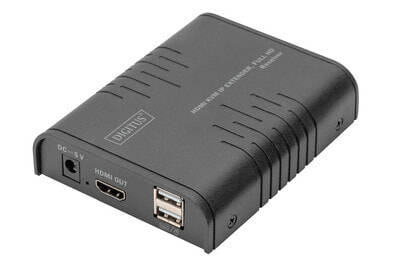 DIGITUS HDMI KVM IP Extender Receiver, Full HD