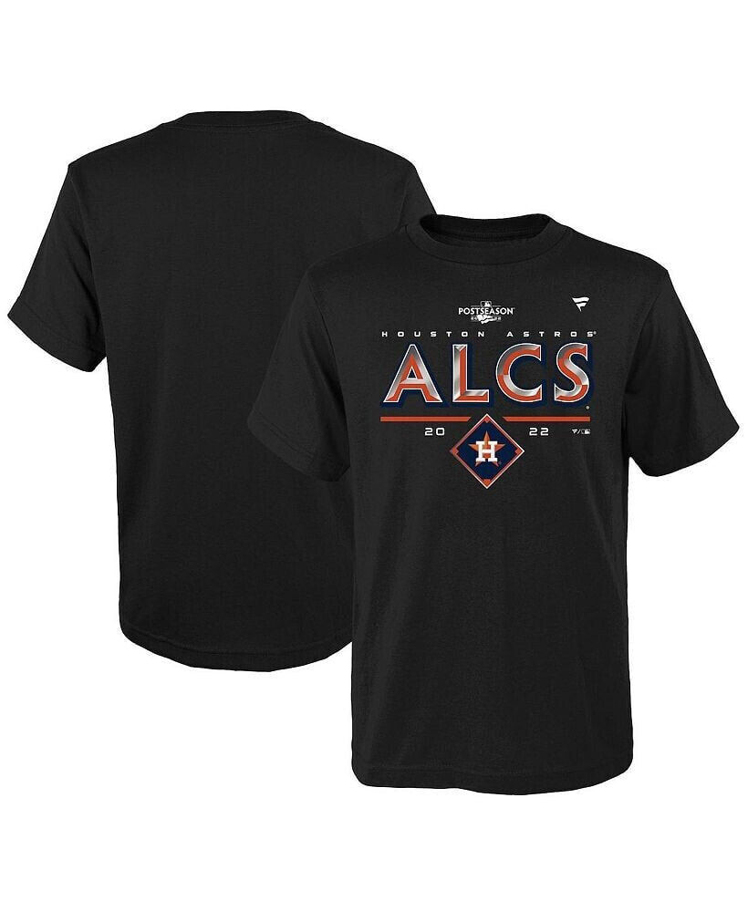 Fanatics youth Boys Branded Black Houston Astros 2022 Division Series Winner Locker Room T-shirt