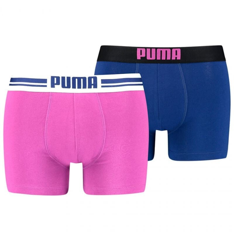 Мужские трусы боксеры  2 пары  	Puma Placed Logo Boxer 2P M 906519 11