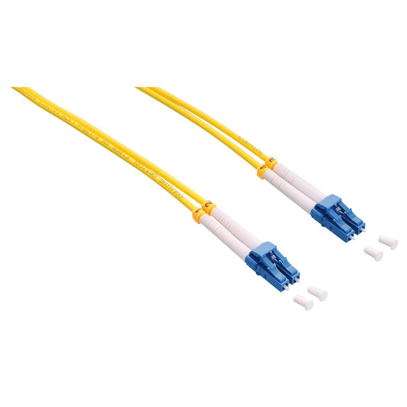 LogiLink 5m 2xLC волоконно-оптический кабель OS1/OS2 LC Желтый FP0LC05