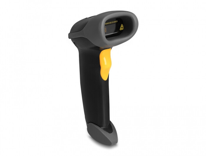 USB Barcode Scanner 1D mit Anschlusskabel und Halterung - Laser - schwarz