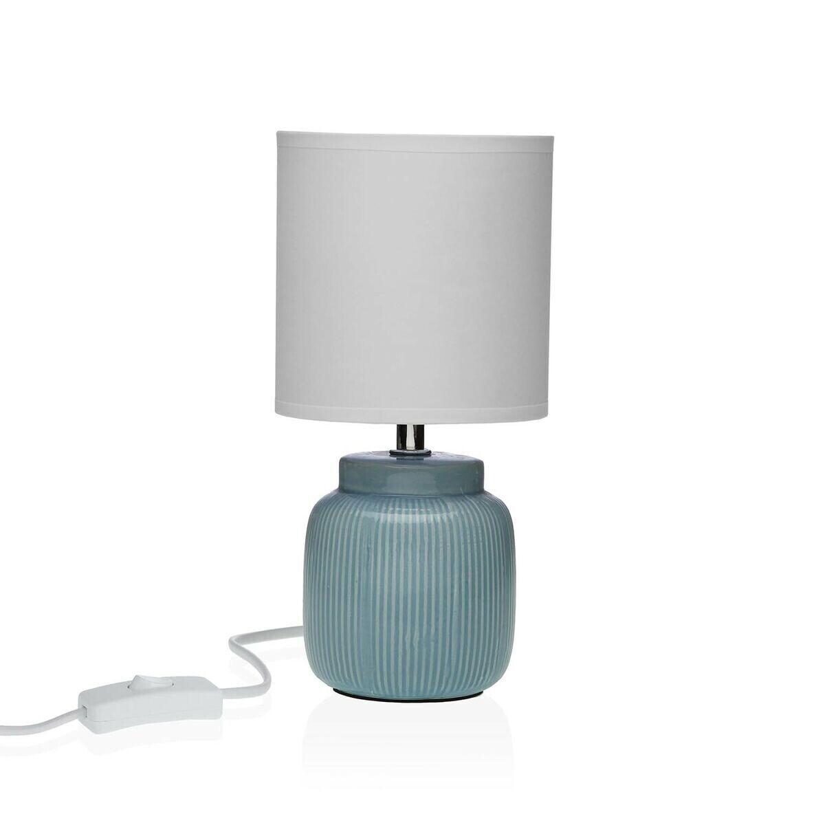 Desk lamp Versa Vesta Blue Ceramic 13 x 26 x 10 cm