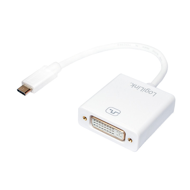 LogiLink USB-C/DVI Белый UA0245
