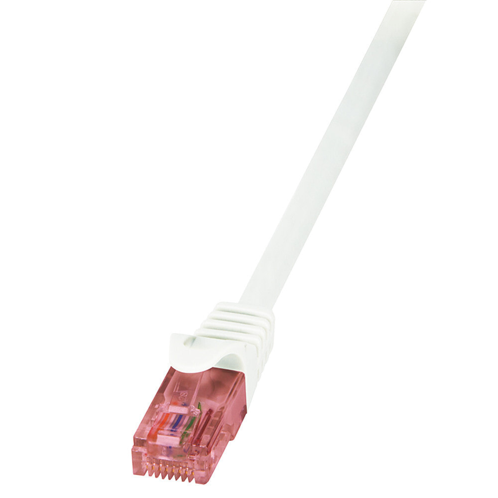 LogiLink 15m Cat.6 U/UTP сетевой кабель Cat6 U/UTP (UTP) Белый CQ2101U