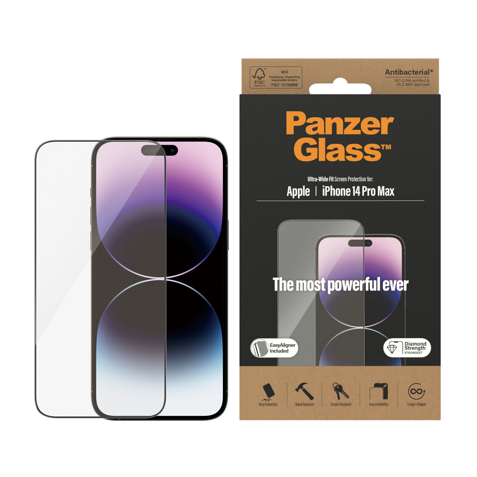 PanzerGlass Ultra-Wide Fit Apple iPhone Прозрачная защитная пленка 1 шт 2786