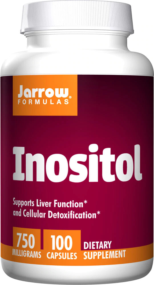 Jarrow Formulas Inositol Инозитол ( Витамин B8) для здоровья печени и детоксикации организма 750 мг 100 капсул