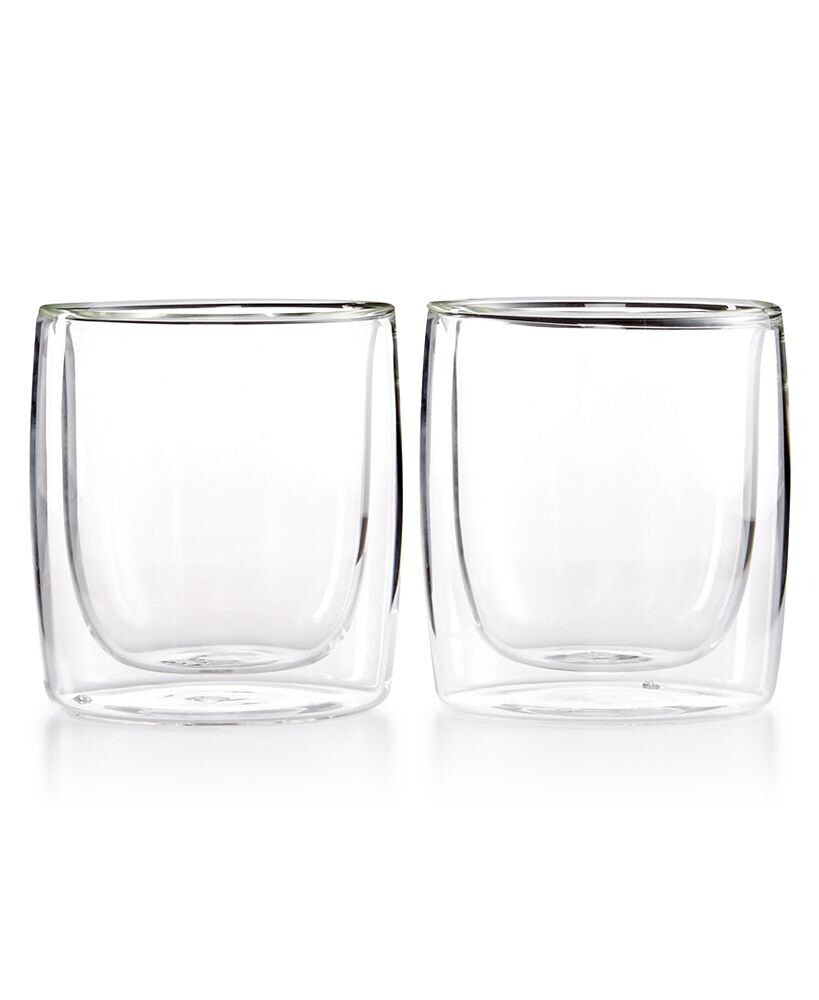 J.A. Henckels zwilling Sorrento Double Wall Tumbler Glasses, Set of 2