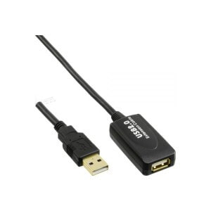 Kindermann 5771000110 USB кабель 10 m 2.0 USB A Черный