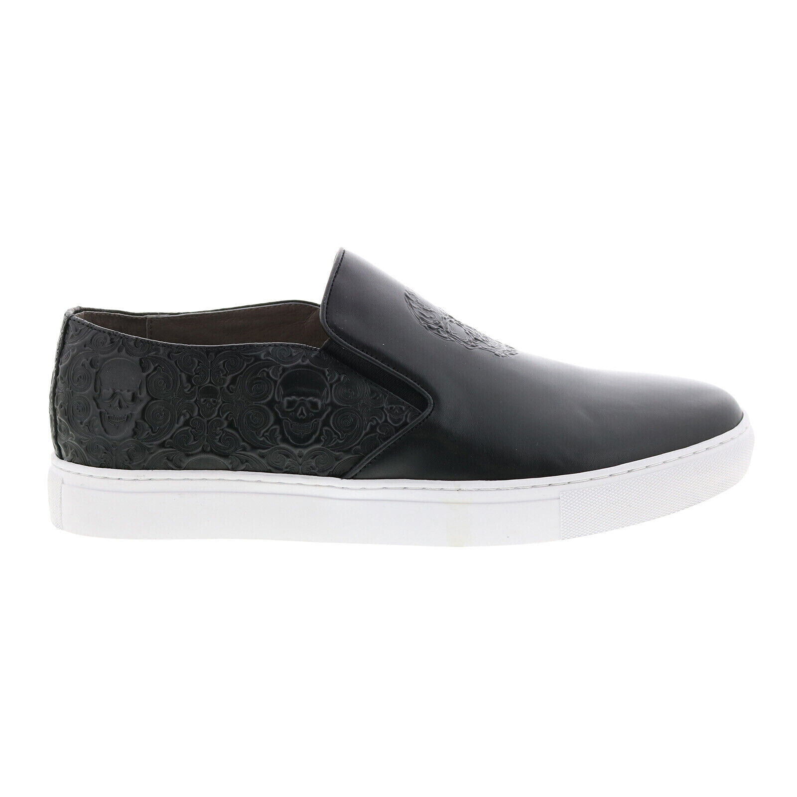 Robert Graham Calvert RG5313S Mens Black Leather Lifestyle Sneakers Shoes 10