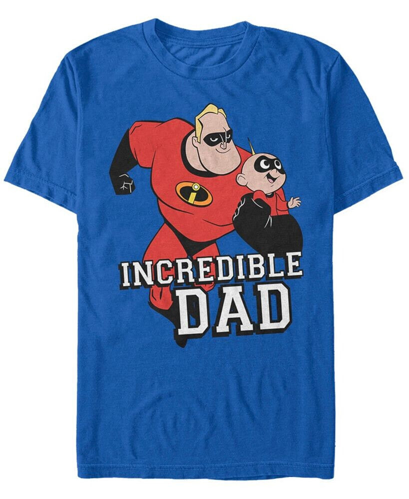 Fifth Sun disney Pixar Men's The Incredibles Hero Dad Short Sleeve T-Shirt