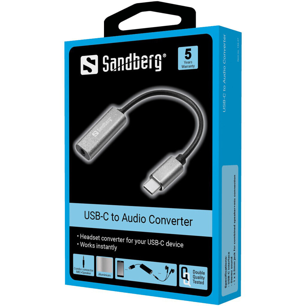 Sandberg USB-C Audio Adapter 136-27