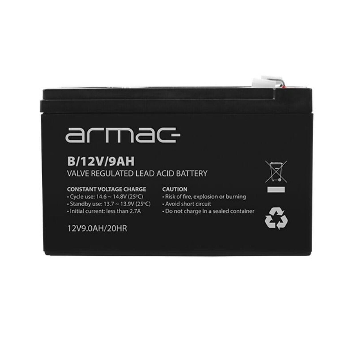 Battery for Uninterruptible Power Supply System UPS Armac B/12V/9AH 9 Ah