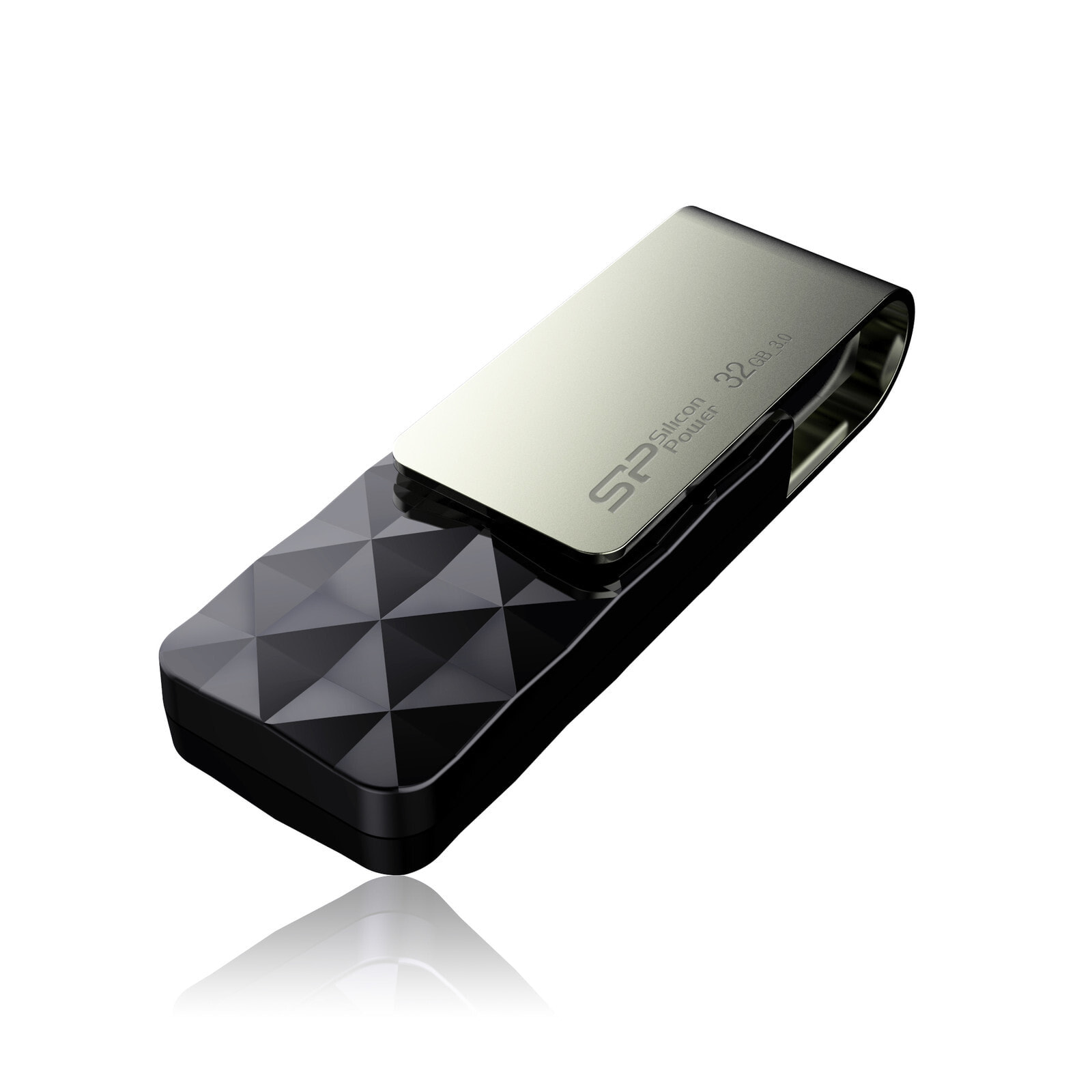 Silicon Power Blaze B30 USB флеш накопитель 32 GB USB тип-A 3.2 Gen 1 (3.1  Gen 1) Черный SP032GBUF3B30V1K — купить недорого с доставкой, 295742