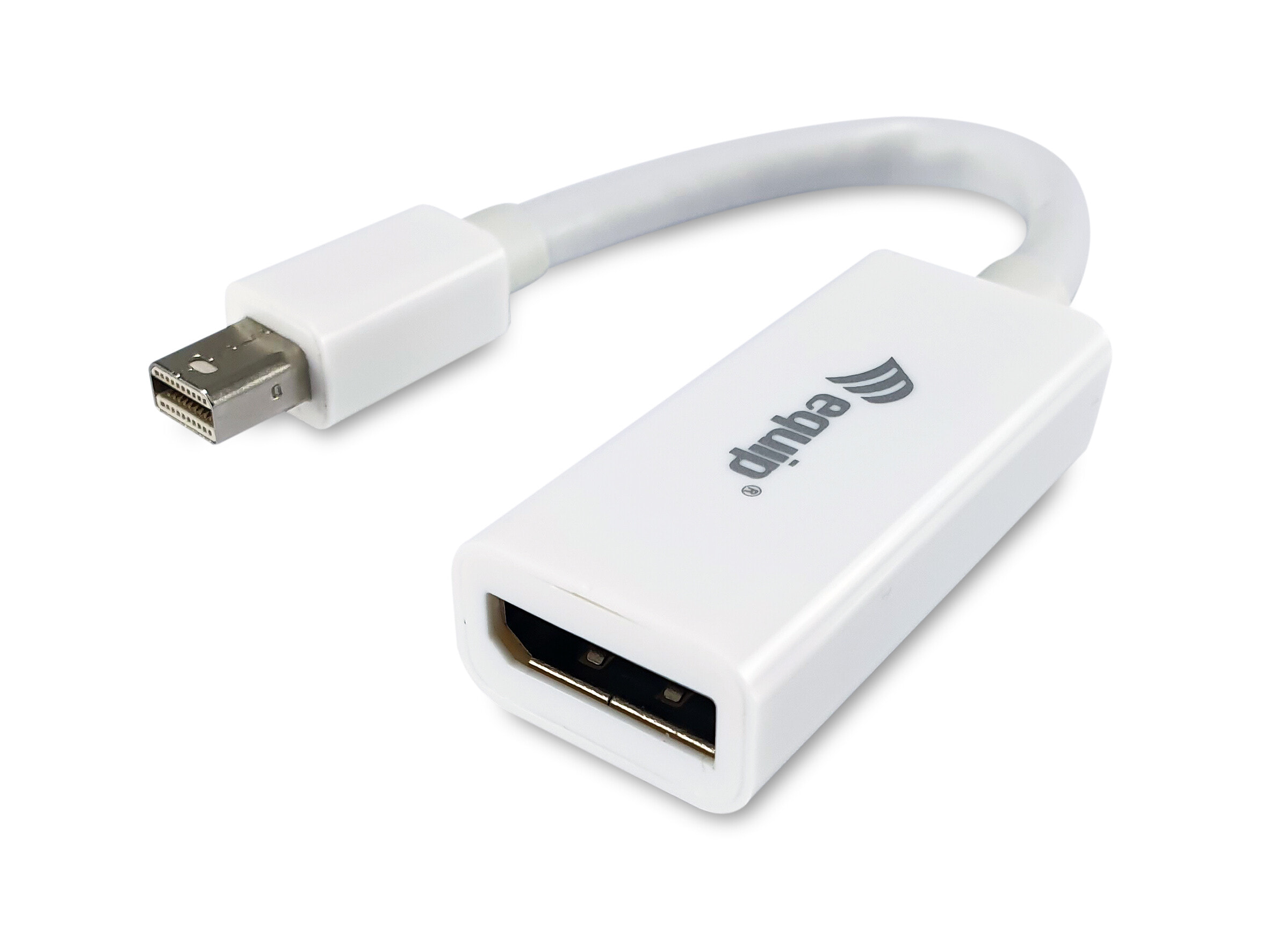 Equip 133440 кабельный разъем/переходник Mini DisplayPort DisplayPort Белый
