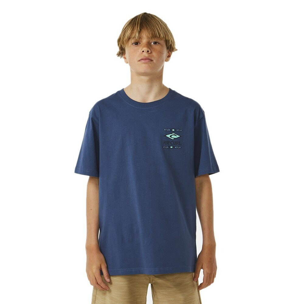 RIP CURL Lost Islands Logo Short Sleeve T-Shirt