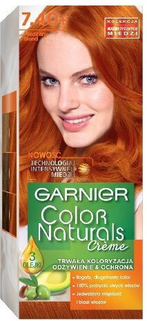 Garnier Color Naturals Creme No. 7.40 Насыщенная краска для волос, оттенок медно-русый