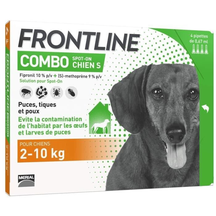 FRONTLINE dog combination - 2-10 kg - 4 pipettes