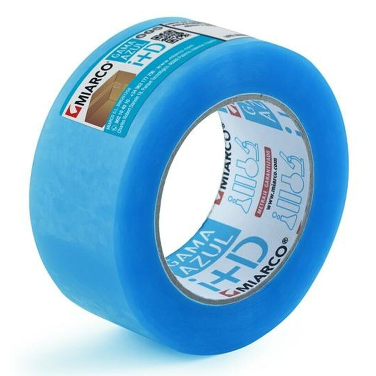 Adhesive Tape MIARCO Blue 48 x 66 mm (6 Pieces)