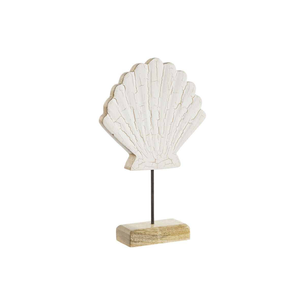 Decorative Figure Home ESPRIT White Natural Shell Mediterranean 18 x 5 x 28 cm
