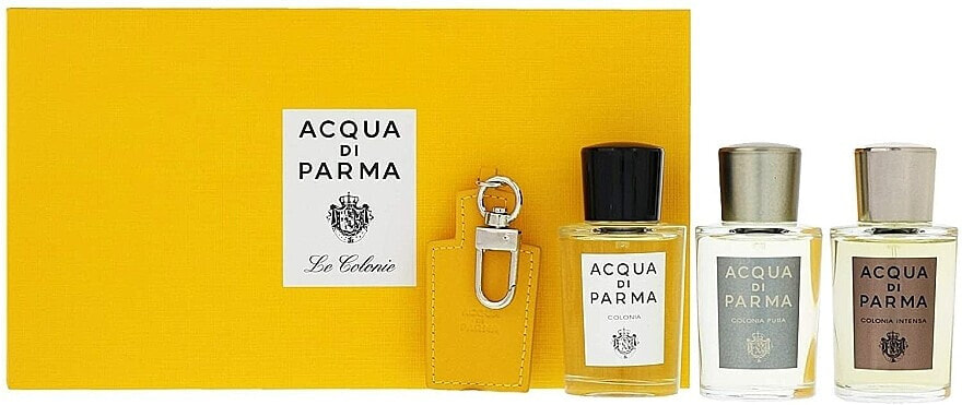 Acqua Di Parma Le Colonie Set For Men - Duftset (Eau de Cologne 3x20ml + Schlüsselanhänger)