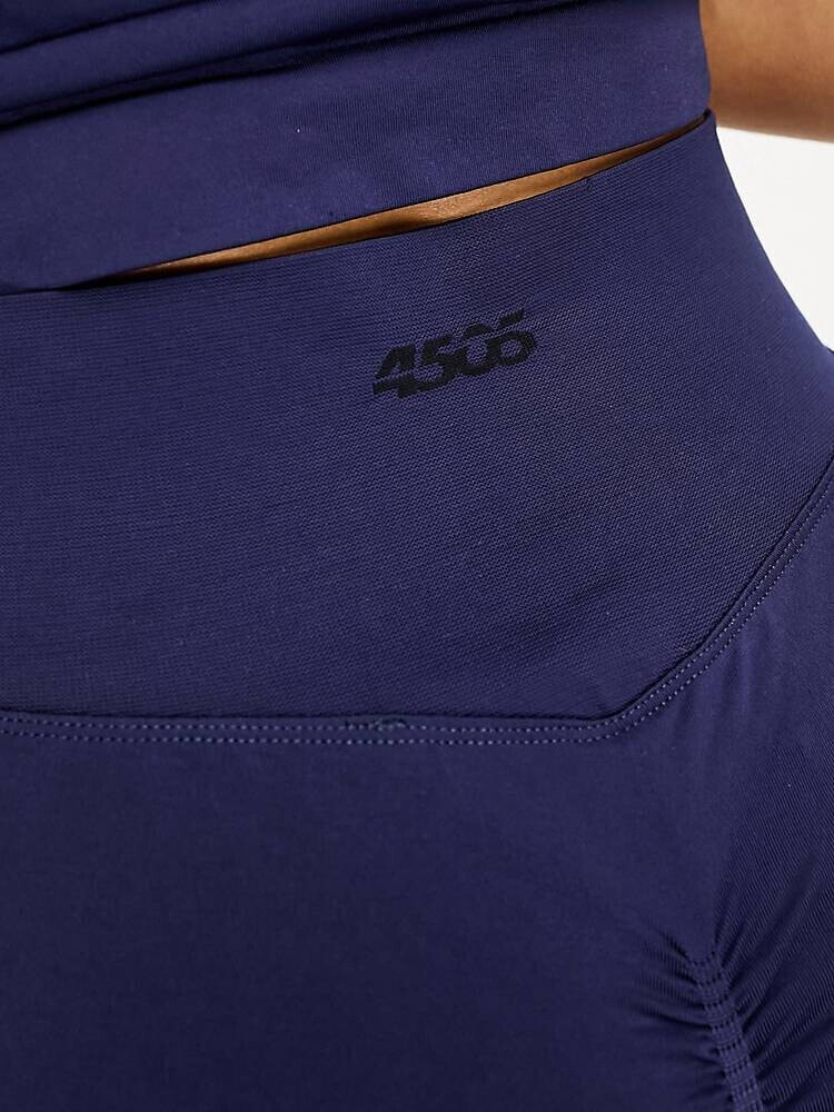 ASOS 4505 Petite seamless legging with ruched waist in navy леггинсы  V76712484Размер: M купить по выгодной цене от 4189 руб. в интернет-магазине   с доставкой