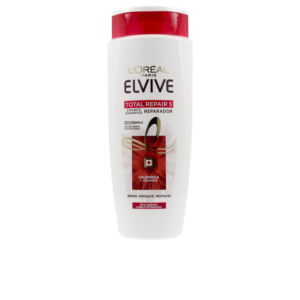 Loreal Paris Elvive Total Repair 5 Shampoo Восстанавливающий шампунь для сухих, ломких и поврежденных волос 690 мл