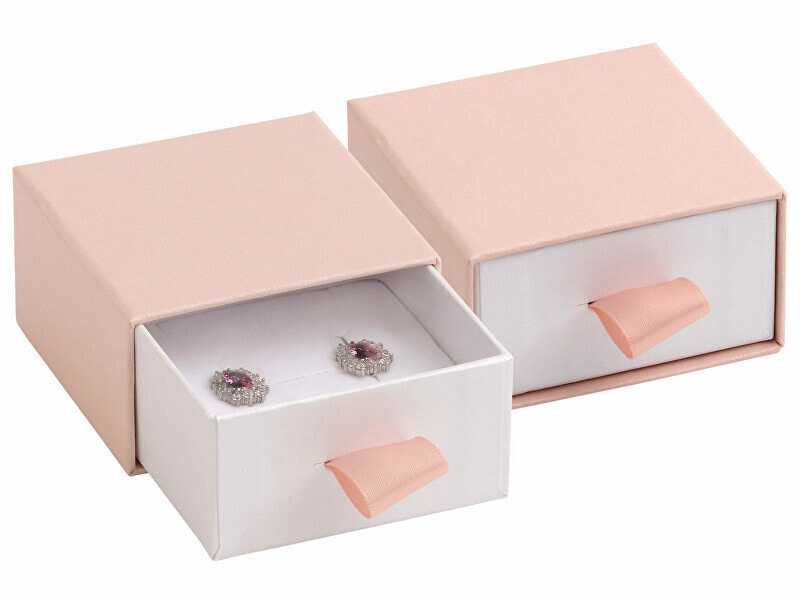 Powder pink gift box for jewelry set DE-4 / A5 / A1