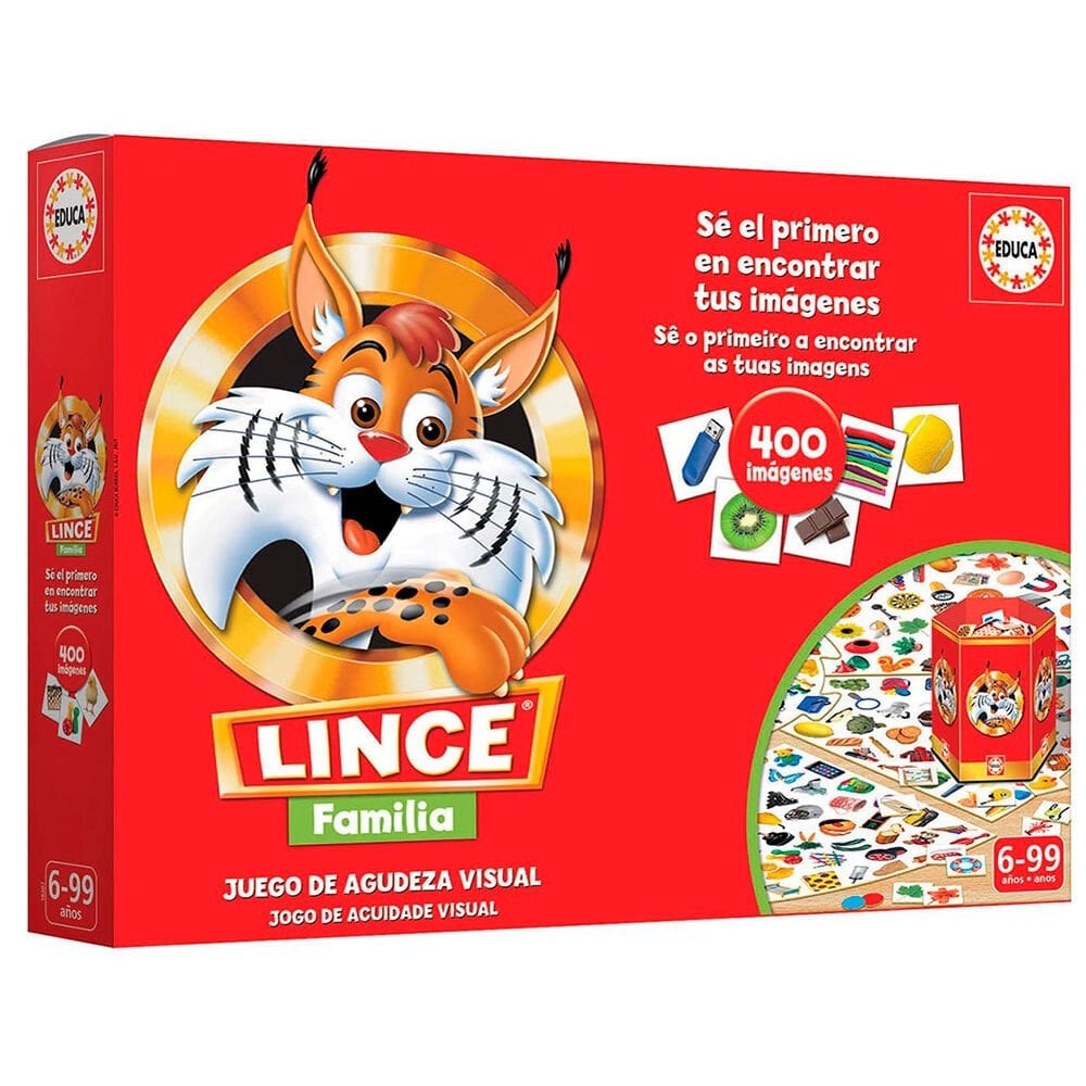 EDUCA BORRAS Lynx Family Edition Board Game