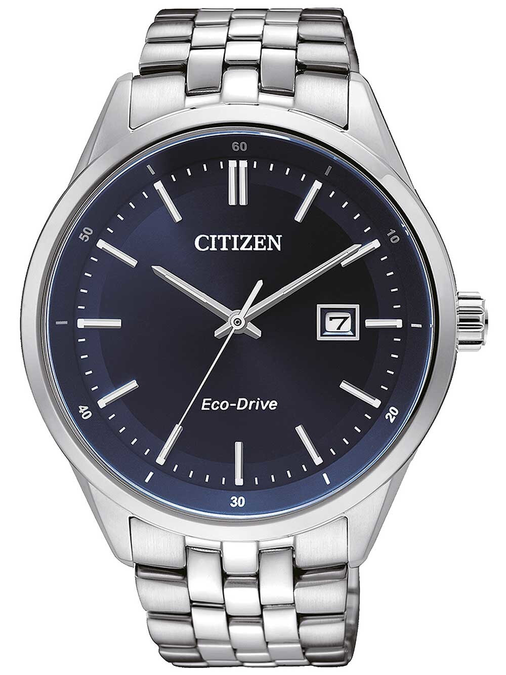 Мужские наручные часы с серебряным браслетом Citizen BM7251-53L Eco-Drive Sports Mens 41mm 10 ATM